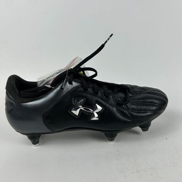 Under Armour Hydrastrike II SG Soccer Cleats Women US 8.5 Black with Extra Laces - Picture 5 of 14